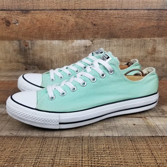 Converse All Star Lo Beach Glass Mint Green Shoes - Picture 3 of 8